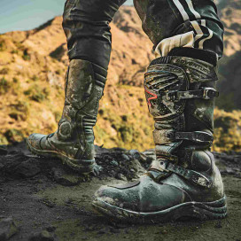 Stylmartin Overlander WP Adventure Touring leather motorcycle boots, waterproof, CE