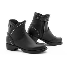 Stylmartin motorcycle boots PEARL ROCK WP women leather waterproof rivets ankle protectors CE