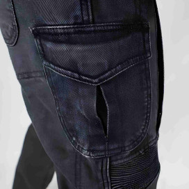 Trilobite Acid Scrambler Double Layer CE AAA Motorcycle Jeans Denim Tri-Stretcher Pro with Protectors