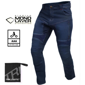 Trilobite Parado MONOLAYER motorbike jeans for men CE AAA Slim-Fit Tri-Stretcher Pro 5.0 with protectors