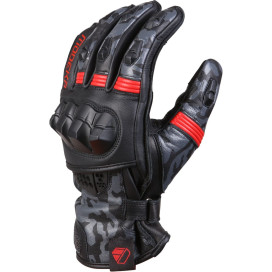 Modeka VALYANT motorcycle gloves CE short cuff with touch-tip AirFlow leather SuperFabric