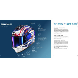 Shark Skwal i3 JET open face motorcycle helmet ECE 22.06 full LED integrated brake lights