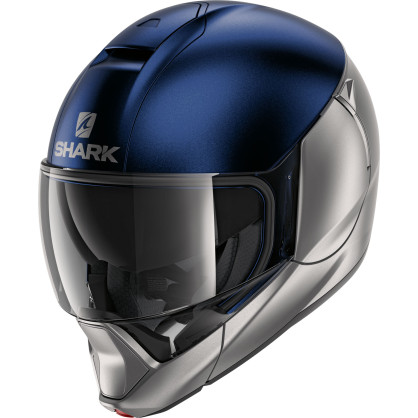 Shark modular helmet EVOJET with sun visor and dual approval as a jet and full-face helmet