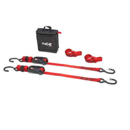 Acebikes Ratchet Pro 2-pack motorbike safety straps