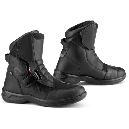 Falco motorcycle boots LAND 2 waterproof Velcro CE with D3O protectors