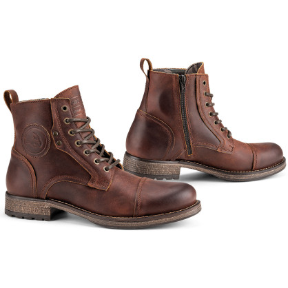 Falco motorcycle boots KASPAR leather shoes with CE and Air-Tech lining