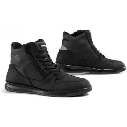 Falco motorcycle shoes CORTEZ 2 leather sneakers waterproof perforated with D3O protectors