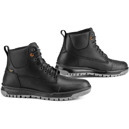 Falco motorcycle shoes PATROL leather waterproof with D3O ankle protectors and CE certification