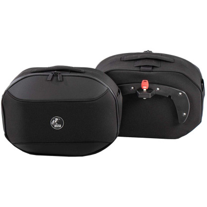 Hepco & Becker Street motorbike soft pannier set for C-Bow carrier 2 x 16 litres