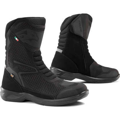 Falco motorcycle boots ATLAS 2 AIR perforated leather CE with good ventilation and D3O protectors
