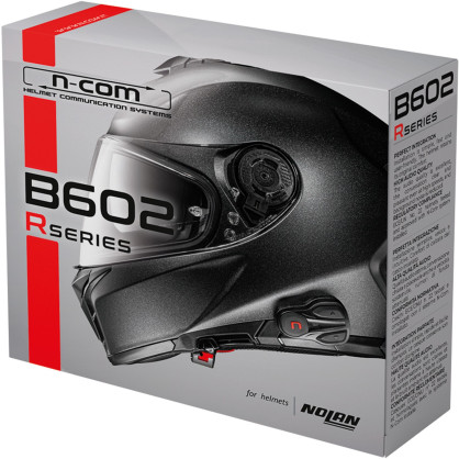 N-COM Headset B602 R for Nolan helmets N100-5 N80-8 N70-2 HD Bluetooth Intercom