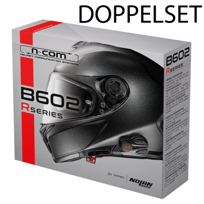 N-COM Headset B602 R for Nolan helmets N100-5 N90-3 N80-8 N70-2 HD Bluetooth Intercom