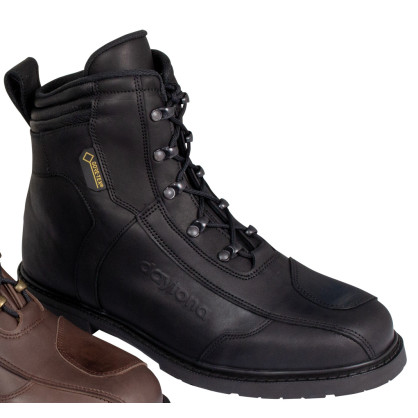 Daytona Gore-Tex Motorcycle Boots AC CLASSICS GTX Retro short-shaft boots with ankle protection
