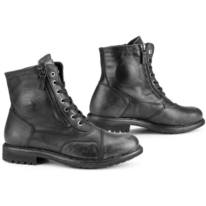 Falco motorcycle boots AVIATOR leather waterproof High-Tex CE double zipper D3O