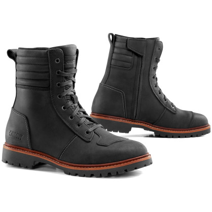 Falco motorcycle boots ROOSTER leather CE waterproof with High-Tex membrane and D3O protectors