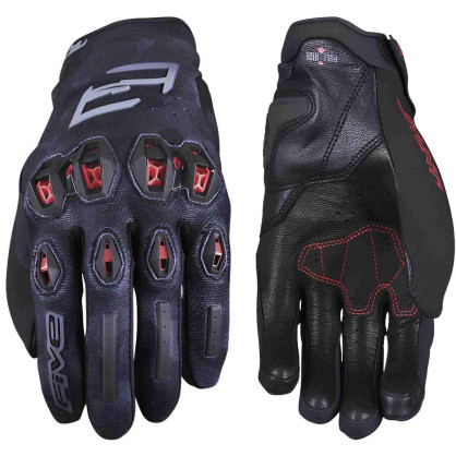 Five Stunt Evo2 motorcycle gloves CE sport stretch and leather ergonomic