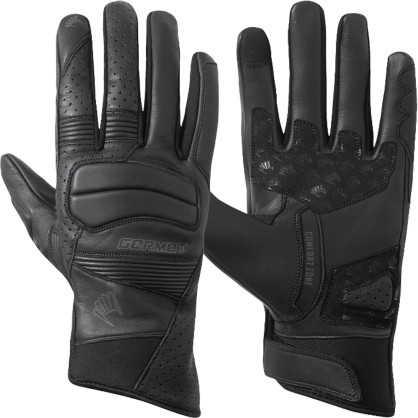 Germot motorcycle gloves SECA summer leather stretch ergonomic protectors