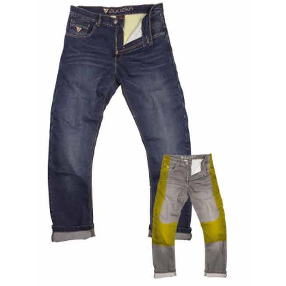 Modeka motorcycle jeans GLENN denim Aramid stretch with height-adjustable knee protectors