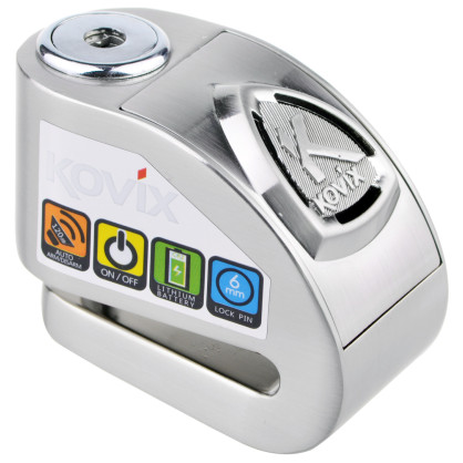 Kovix Alarm brake disc lock KD6 with 6mm pin 120dB protection level 6