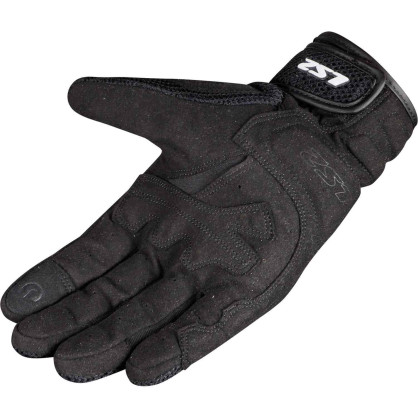LS2 KUBRA MAN motorcycle gloves CE 3D mesh pre-curved Velcro