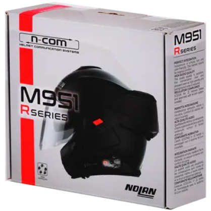 N-COM M951 R motorbike headset Nolan for N120-1 N100-6 N90-3 N80-8 N70-2 single set