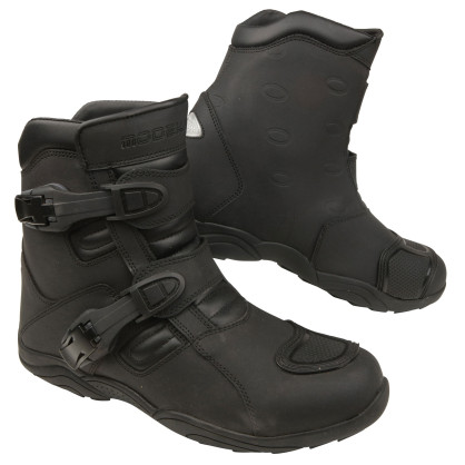 Modeka motorcycle boots MUDDY TRACK EVO leather waterproof Hipora CE width adjustment