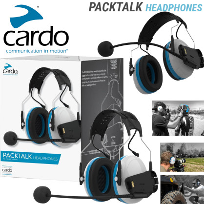Cardo Systems PACKTALK noise canceling headphones with HD sound