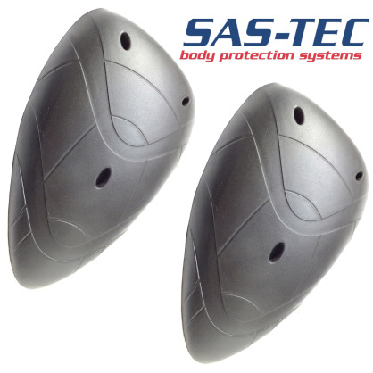 SAS-TEC Hip Protectors SC-1/07 PAIR High-End 3D L200 / B140 / H10 mm CE Protection Level 2 for Motorcycle Pants