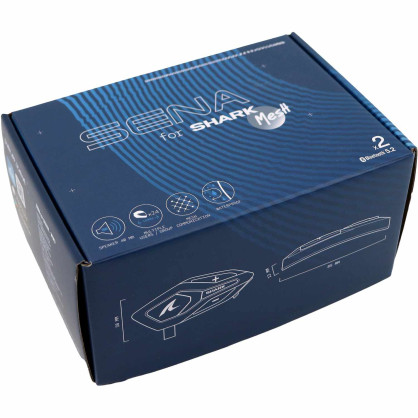 Senawave MESH headset for Shark ECE 22.06 helmets up to 24 members 1600 metres