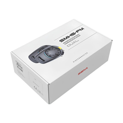 Sena SMH5-FM motorcycle headset with radio Bluetooth 5.1 two-way universal intercom