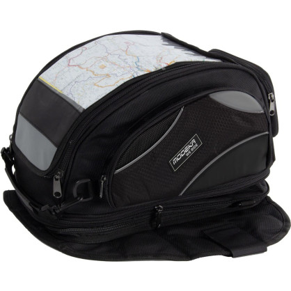 Modeka TRAVELO tank bag motorcycle with 4-point magnet system capacity up to 30 liters backpack ergonomic