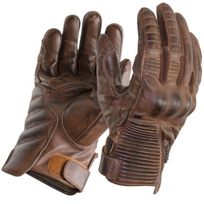 Trilobite summer motorcycle gloves CAFE for men with aramid CE and short cuff