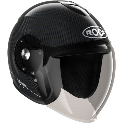 Roof semi-jet helmet VOYAGER CARBON with 50% tinted anti-fog visor and ECE 22.05
