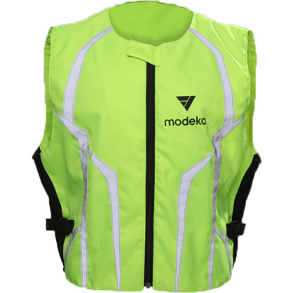 Modeka safety vest FAHRSCHULE reflective with concealable print