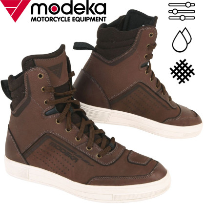 Modeka motorcycle sneaker KONROD leather waterproof with reinforcements CE