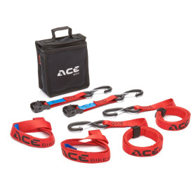 Acebikes Cam Buckle Pro 2-Pack Tensioning Strap Set Heavy Duty Hook Motorbike