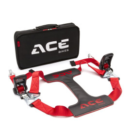 Acebikes TyreFix Pro for securing motorbikes to tyres with ratchets