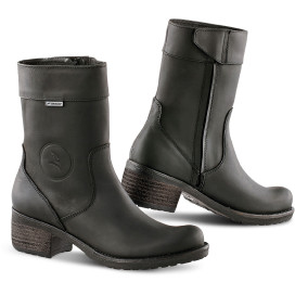 Falco Women's Motorcycle Boots AYDA 2 leather waterproof with D3O ankle protectors and CE certification