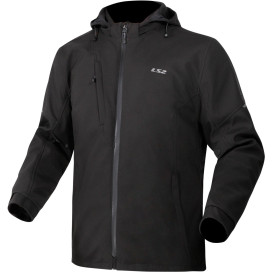 LS2 Bolton Man Motorcycle Jacket Softshell Autumn Winter Waterproof CE A with Protectors