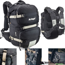 Kriega motorcycle backpack R30 with Cordura 30 liters