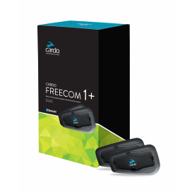 Cardo Headset FREECOM 1+ motorcycle communication with driver-to-passenger intercom and FM radio