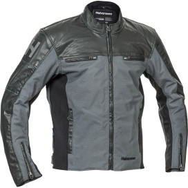 Halvarssons HOLMEN motorcycle jacket leather waterproof CE vintage with protectors