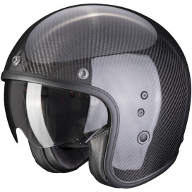 Scorpion jet helmet BELFAST EVO CARBON extremely light ECE 22.06 with sun visor