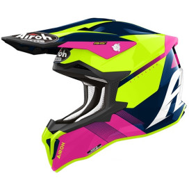 Airoh Strycker ECE 22.06 Cross helmet Carbon lightweight AMS Multi-Action Safety System Double-D fastener