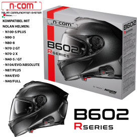 N-COM Headset B602 R for Nolan helmets N100-5 N80-8 N70-2 HD Bluetooth Intercom