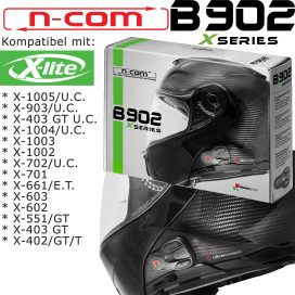 N-COM headset B902 X for X-Lite helmets X-1005 X-903 X-403 X-1004 X-1003 X-1002 X-702 X-701 and more