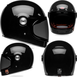 Bell retro full-face helmet BULLIT fiberglass with velor lining