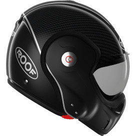 Roof flip-over helmet BoXXer CARBON with 50% tinted anti-fog visor and double approval as jet and integral
