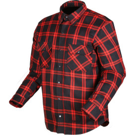 Modeka COLDEN motorcycle jacket shirt CE AA cotton aramid with protectors lumberjack shirt