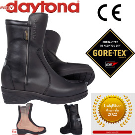 Daytona Gore-Tex Women's Motorcycle Boots SL PILOT GTX short shaft boots waterproof with heel reflector